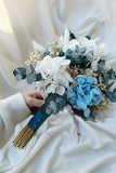Ramo de Novia Preservado Azul