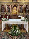 Decoración de mesas de Altar.