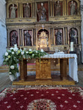 Decoración de mesas de Altar.