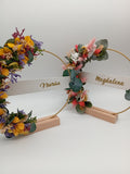 Aro Floral Preservado con Base