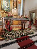 Decoración de mesas de Altar.