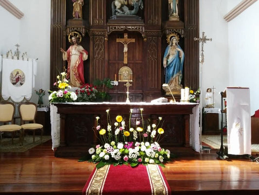 Decoración de mesas de Altar.