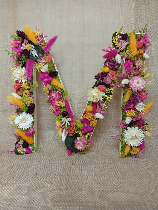 Letra en Madera para Colgar 3D